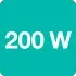 Erőteljes 200 W-os motor-icon